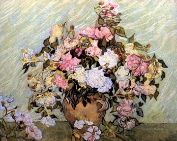 Vincent Van Gogh Painting - Still Life Vase with Roses Vincent van Gogh